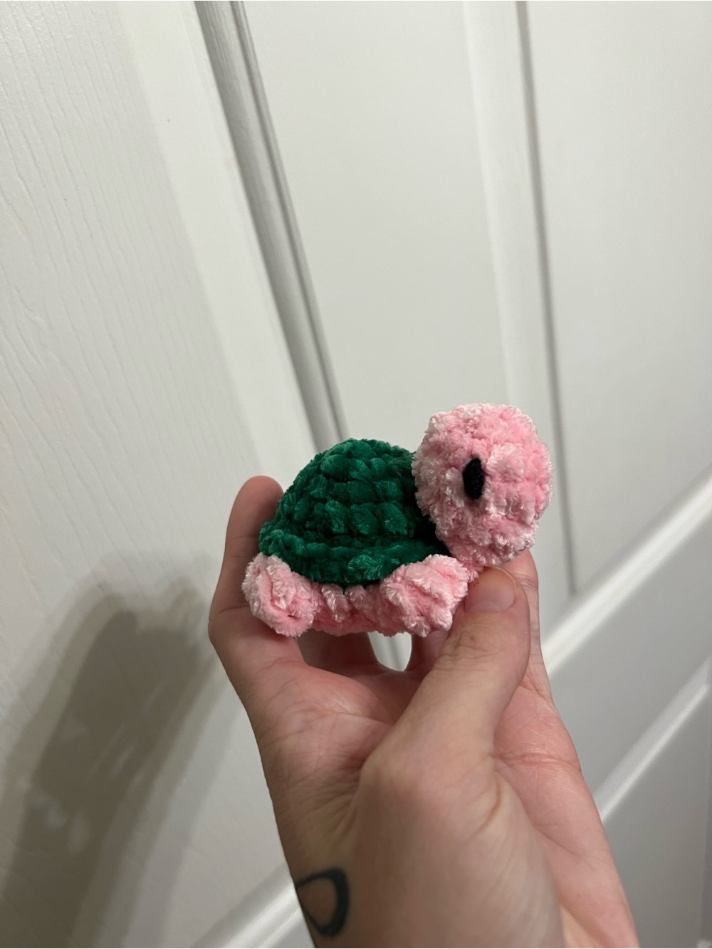 Mini Plush Crocheted Turtle